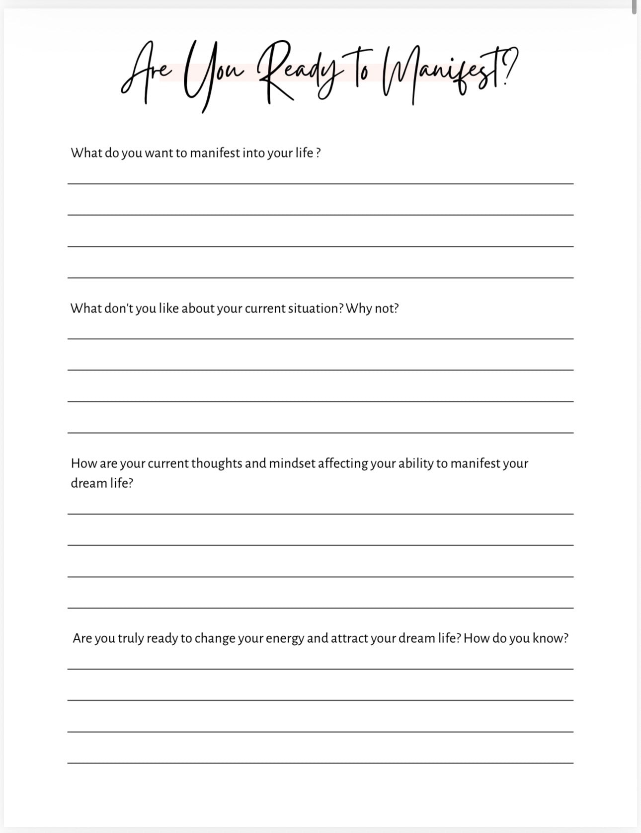 Money Manifestation Journal (PDF)