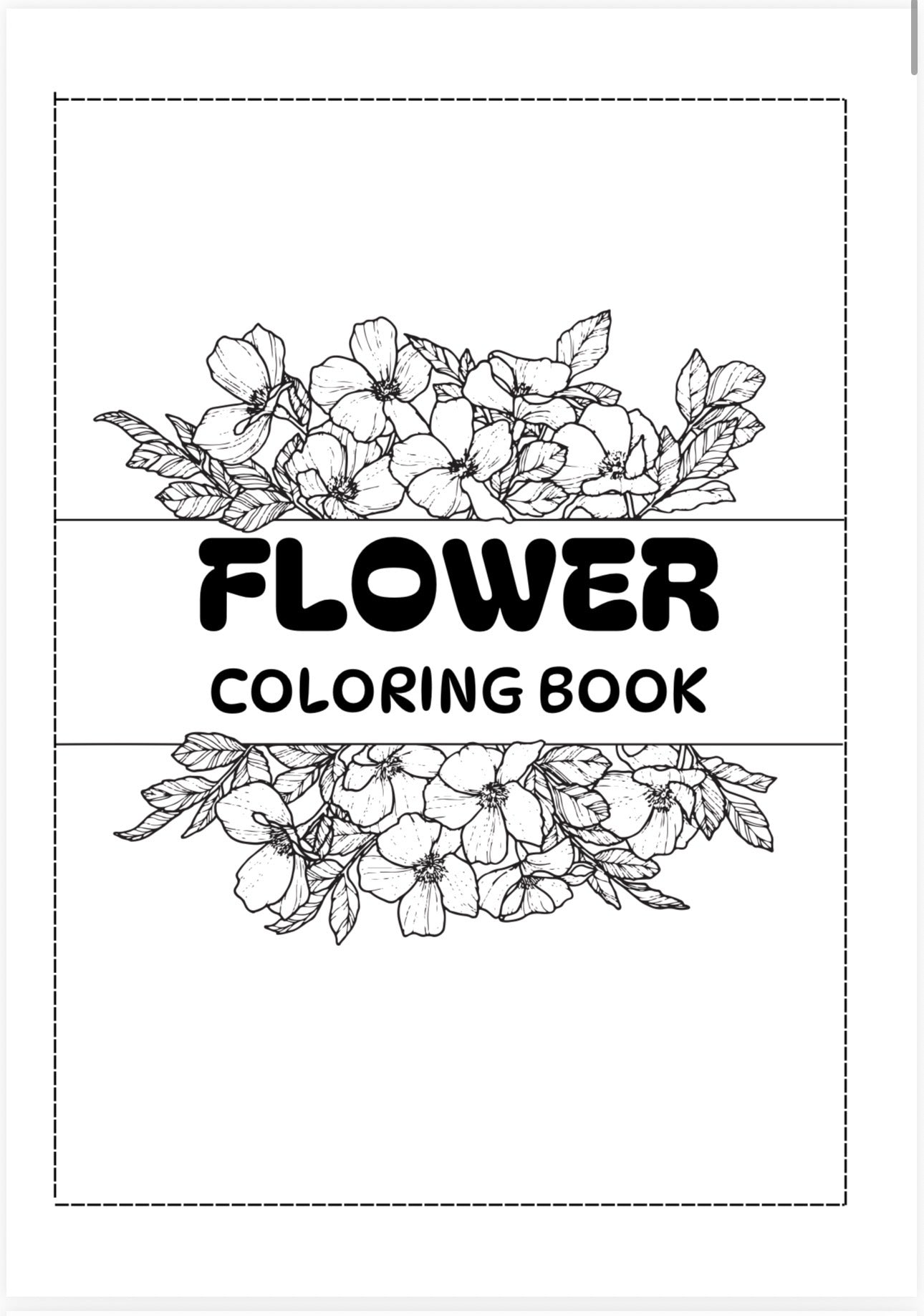 Blooming Flowers A-Z Coloring Book 🌺